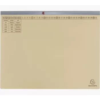 Exacompta 370122B klasická zakládací deska - karton - 320 g/m² - 265 x 316 mm - balení 1 kus - přírodní