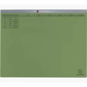 Exacompta 370125B klasická zakládací deska - karton - zelená - 320 g/m² - 265 mm - 316 mm