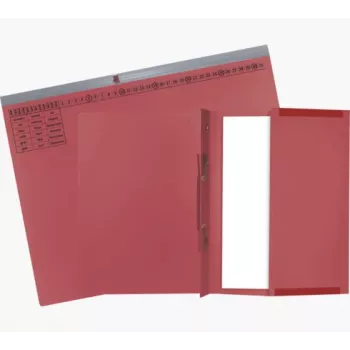 Exacompta 370203B klasická zakládací deska - karton - červená - 320 g/m² - 265 x 316 mm - A4
