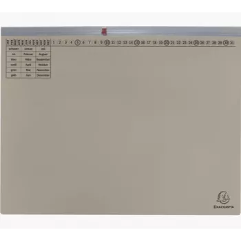 Exacompta 370210B klasická zakládací deska - karton - šedá - 320 g/m² - 265 x 316 mm - A4