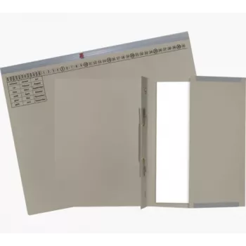 Exacompta 370210B klasická zakládací deska - karton - šedá - 320 g/m² - 265 x 316 mm - A4