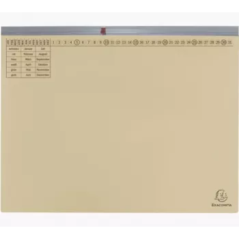 Exacompta 370222B Konvenční zakládací desky - karton - 320 g/m² - 265 x 316 mm - modrá - 1 ks