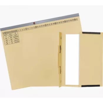 Exacompta 370222B Konvenční zakládací desky - karton - 320 g/m² - 265 x 316 mm - modrá - 1 ks