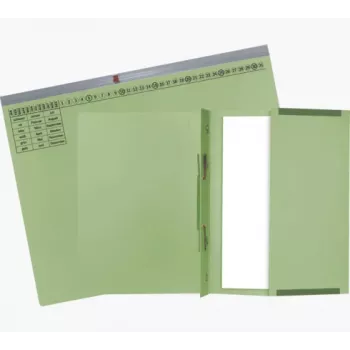 Exacompta 370225B Konvenční zakládací desky - karton - zelená - 320 g/m² - 265 x 316 mm - A4