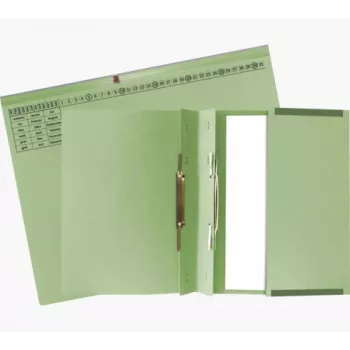 Exacompta 370325B Konvenční zakládací desky - karton - zelená - 320 g/m² - 265 x 316 mm