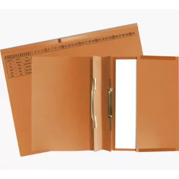 Exacompta 370409B Konvenční zakládací desky - karton - oranžová - 320 g/m² - 265 mm - 316 mm
