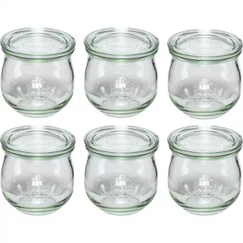 WECK tulipánová sklenice 370ml sada 6 ks