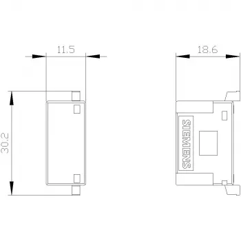 Siemens 3RT2926-1BD00 ochrana proti přepětí 127-240V AC 150-250V varistor pro stykač SIRIUS 3RT2