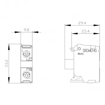 Siemens SIRIUS ACT LED modul s integrovanou LED AC/DC 24V bílý