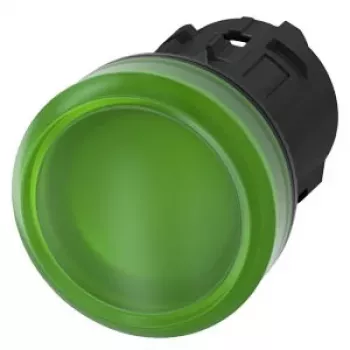 Siemens SIRIUS ACT 3SU1001-6AA40-0AA0 zelená LED signálka 22 mm kulatá 24V AC/DC šroubová svorka