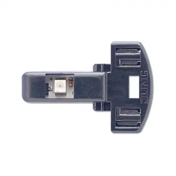 LED světelná vložka JUNG 90-LED BL, bílá LED, černé pouzdro, pro spínačové programy 506 U, 507 U, 502 U, 806 W, 807 W, 802 W, 806 NAW, 606 W, 607 W, 602 W, 606 NAW, 506 KOU, 502 KOU