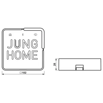 Brána JUNG BTSGATEWAY JUNG HOME (BTSGATEWAY)
