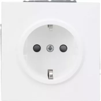 Busch-Jaeger SCHUKO Socket 20 EUCB-44M Safety+ Flush-Mounted Socket Outlet, Alpine White