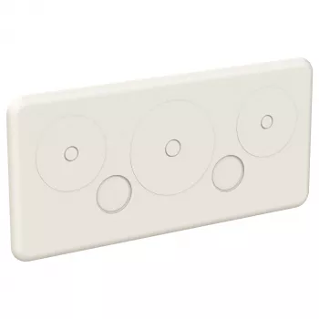 Striebel & John Cable Entry Strip for A/B-Schrank CZF1, 10 Entries, Grey (RAL 7035)
