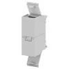 Striebel & John ZED45U RJ45 dvojzásuvkový modul, Cat.6, nestíněný, čistě bílý