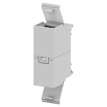 Striebel & John ZED45U RJ45 Double Socket Module, Cat.6, Unshielded, Polar White