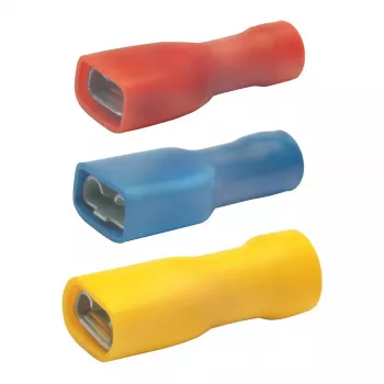 KLAUKE Flat Receptacle 1.5-2.5 mm² 730/V Insulated Blue PVC