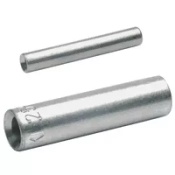 KLAUKE SV1525 Uninsulated Butt Connector, 1.5-2.5 mm², Tin-Plated Copper, 100 Pieces