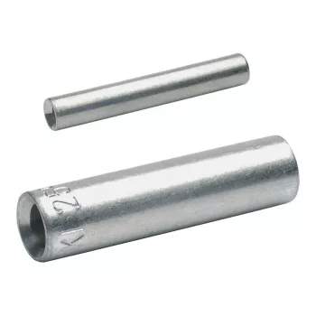 Klauke SV16 Butt Connector for Solid Conductors 16 mm², Non-Insulated, Tinned Copper
