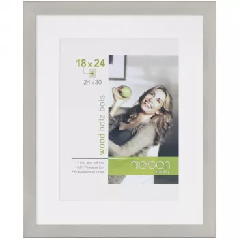 NIELSEN DESIGN Apollon stříbrný 24x30 dřevěný rám na fotografie