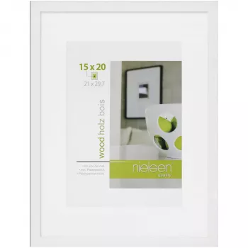 NIELSEN DESIGN Apollon bílý 21x29,7 dřevěný rám na fotografie DIN A4 8988047