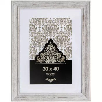 NIELSEN DESIGN Accent Vintage 30x40 dřevěný rám na fotografie bílý 3231001
