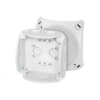 Hensel DK 0200 G kabelová odbočná krabice do 2,5 mm² bez svorek, šedá RAL 7035