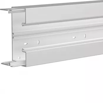 Hager BRH6517019016 spodní díl parapetního kanálu s čelním zaklapávacím uzávěrem 65x170mm 2m čistě bílá