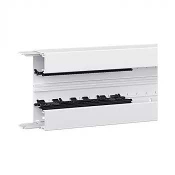 Spodní díl parapetního kanálu Hager BRN6517019016 pro vestavbu přístrojů BRN 65x170 mm 2 m bílý