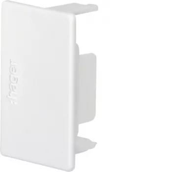HAGER LF3004569016 koncová krytka dopravní bílá 30x45mm