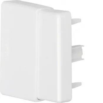 Hager LFF6006069016 nastavitelný koncový díl dopravní bílá (RAL 9016) pro kabelový kanál 60x60mm