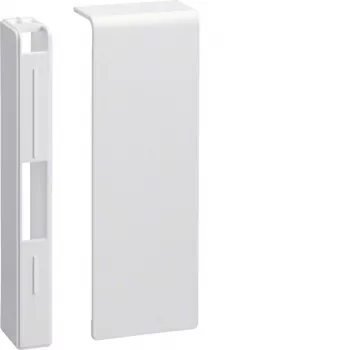 HAGER End Cap SL2011569016 SL 20x115mm Traffic White (RAL 9016) for Tehalit SL Cable Trunking