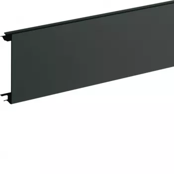 Hager BR08029011 Kryt parapetního kanálu PVC pro BR 80mm grafitově černý