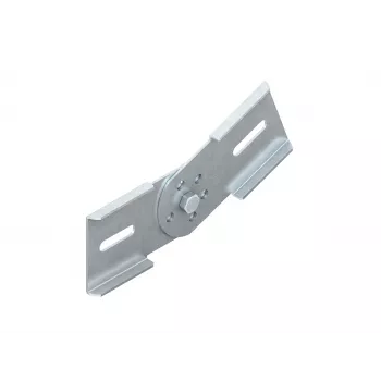 Niedax NIED Gelenkverbinder KGV 60 S Joint Connector for Cable Tray Systems, 60 mm Side Height, Steel, Sendzimir Galvanized