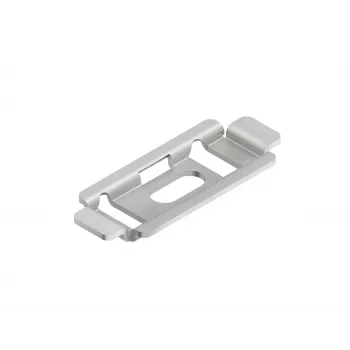 Niedax GRBP 6 F Fastening Plate for Mesh Cable Trays, 60 mm Height, Steel, Sendzimir Galvanized, 100x60x1.5 mm