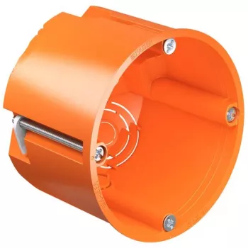 KAISER ELEKTRO 9064-02 přístrojová krabice, oranžová, IP30, VDE, 62 mm