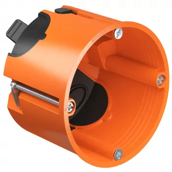 Kaiser Elektro 9264-22 přístrojová krabice do omítky 68 mm x 62 mm oranžová