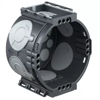 Kaiser Elektro ECON® UP1 Zapuštěná přístrojová krabice, vzduchotěsná, 4x3 šroubové kupole, průměr 60mm, hloubka 46mm, bezhalogenový plast, IP20