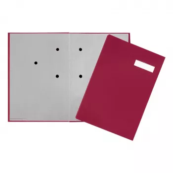 PAGNA Signature složka 20 přihrádek - A4 - karton - červená - bílá - na výšku - 240 mm - 25 mm