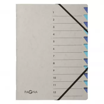 Pagna 44312-02 pořadač, 12 přihrádek, A4, šedý