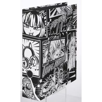 Pořadač Falken Manga Black and White 8,0 cm DIN A4