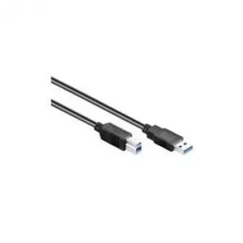 Kabel USB 3.0 GoodConnections Type-A samec na Type-B samec, černý, 3 m