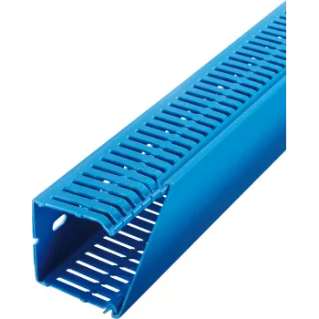 LICATEC Wiring Duct B80xH80 7533-1 Safety Blue