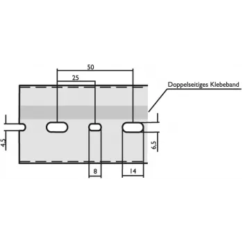 LICATEC Wiring Duct B 25 x H 75 mm DIN 7640-1