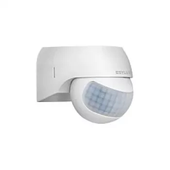 ESYLUX MD 180 Basic pasivní infračervený detektor pohybu, nástěnná montáž, bílý, IP44, 2,5 m kabel