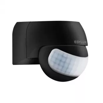 ESYLUX MD 180 Basic kabelový PIR detektor pohybu 180° 12m černý IP44 2,5m