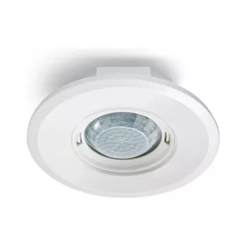 ESYLUX PD-FLAT 360i/8 detektor přítomnosti - kabelový - 8 m - strop/stěna - bílý - IP20 - 360°