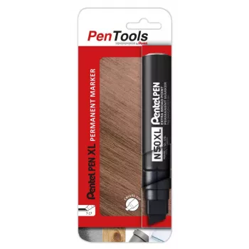 Pentel N50XL permanentní popisovač seříznutý hrot černá šířka stopy 17,0 mm robustní