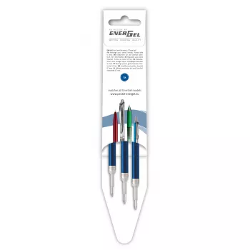 Náplně do gelového pera Pentel 3 EnerGel modré 0,7 mm