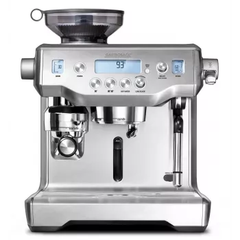 Poloautomatický kávovar na espresso s mlýnkem Gastroback 42640 1600 W nerez
